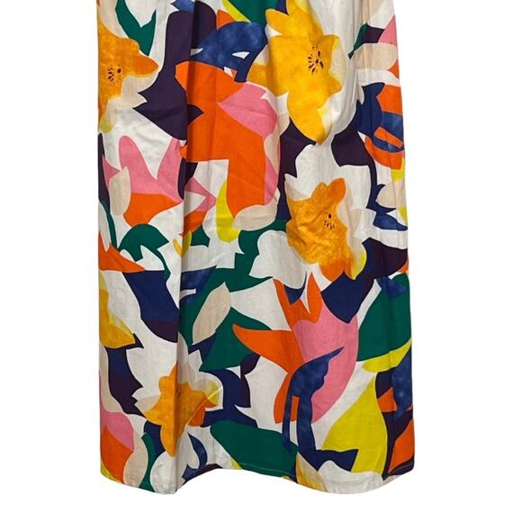 Walter Baker Hemali Midriff Cutout Dress In Citrus Canopy Size 10 - Picture 7 of 14